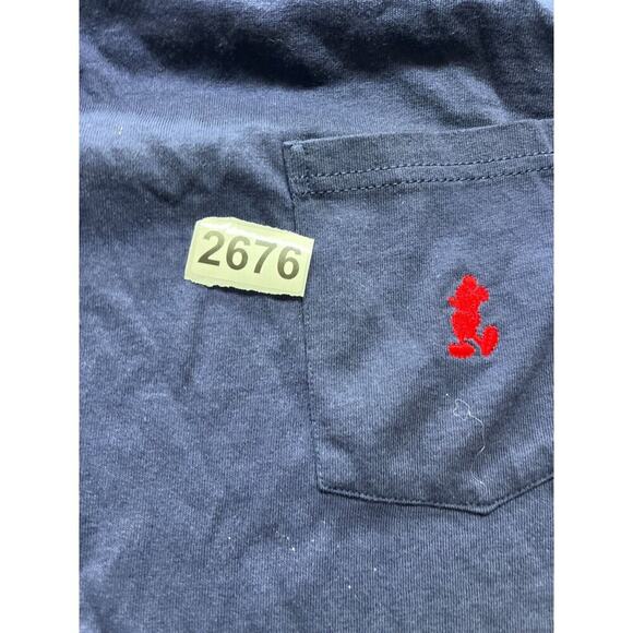 Disneyland Men's XXL Navy Blue Mickey Mouse Short Sleeve Adult pocket NWT‎ - Picture 6 of 6